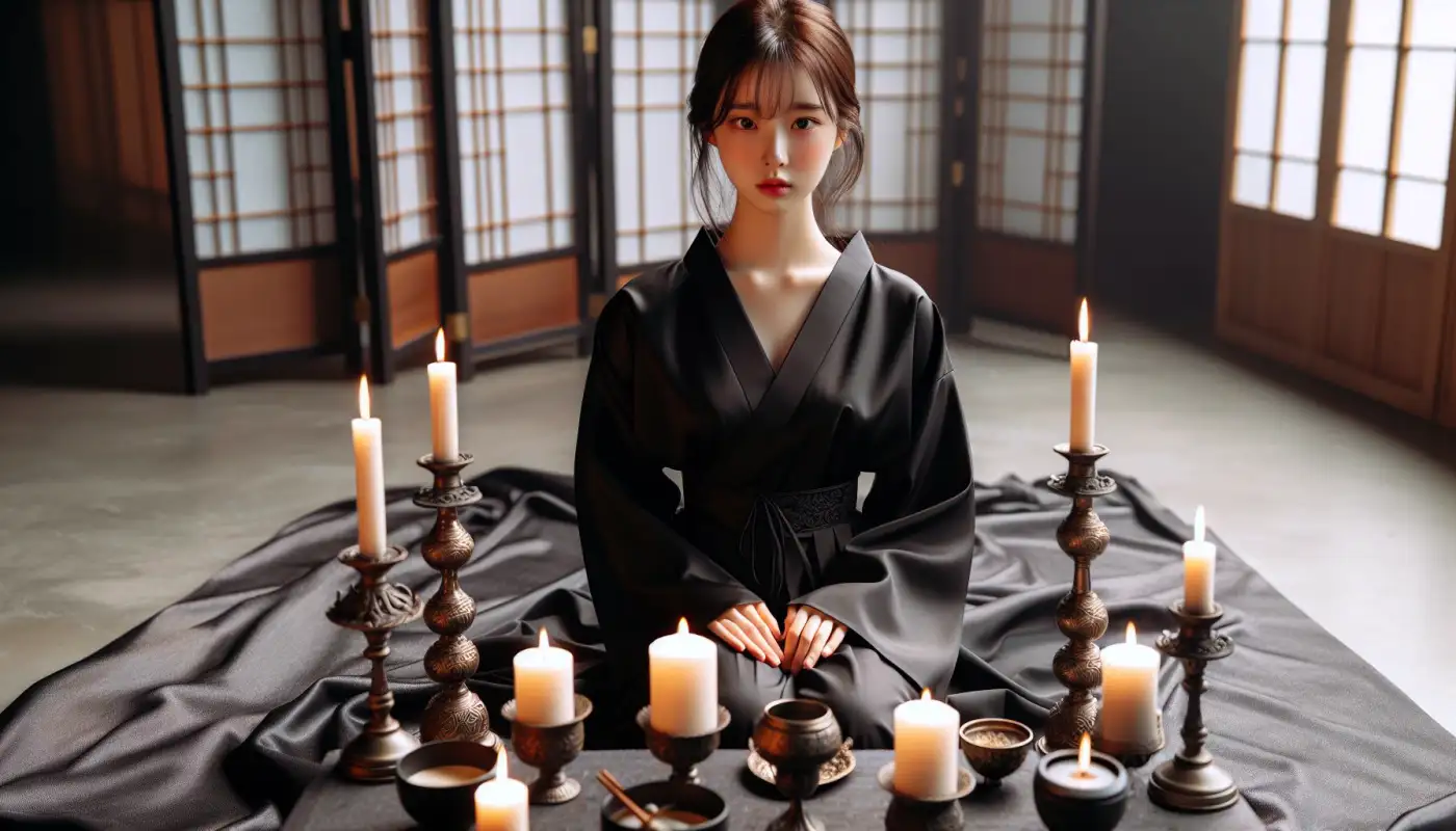 부모-지방-쓰는법을-알아보는-여성의-모습