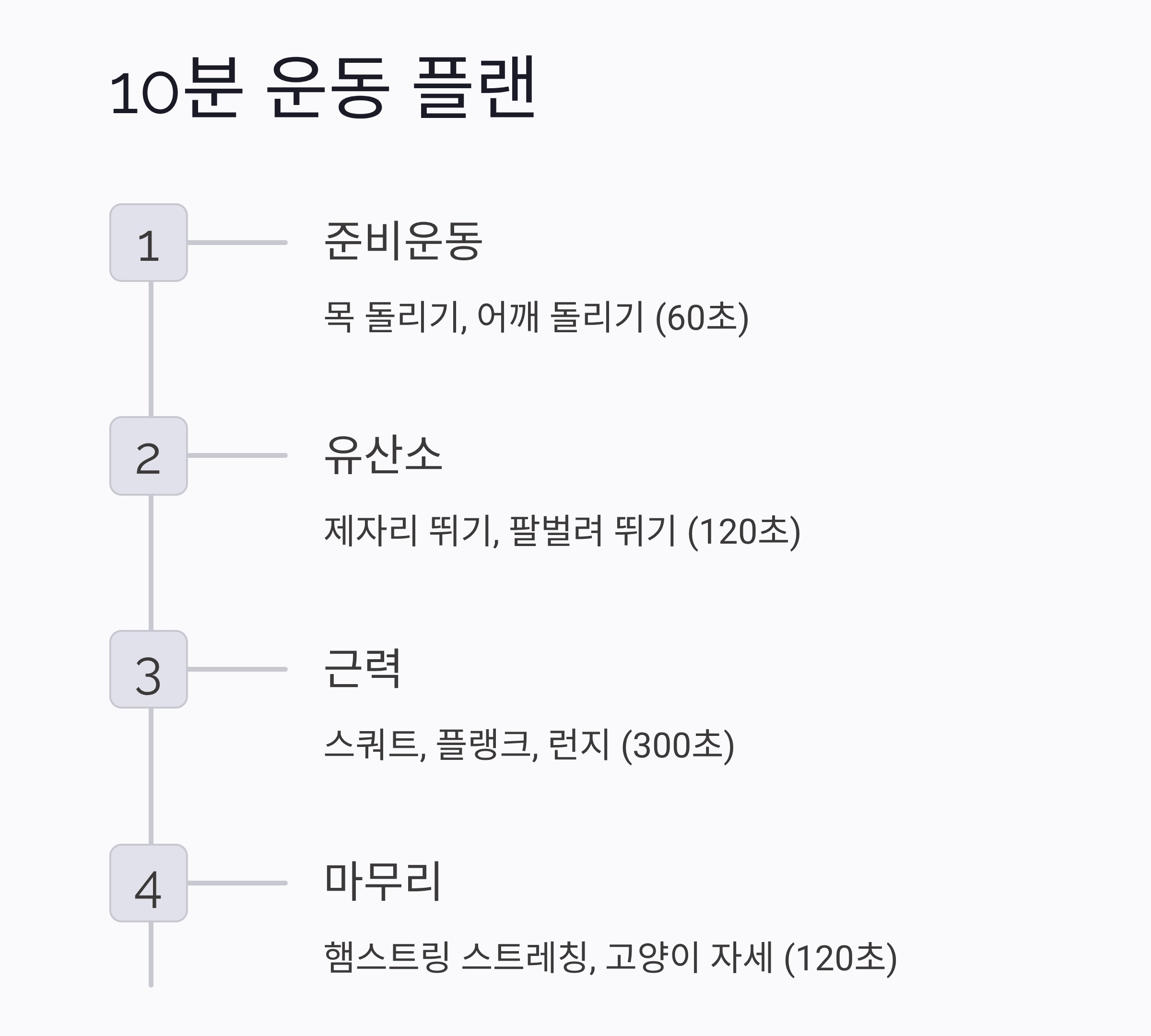하루 10분, 내 몸이 달라지는 체조 루틴 만들기