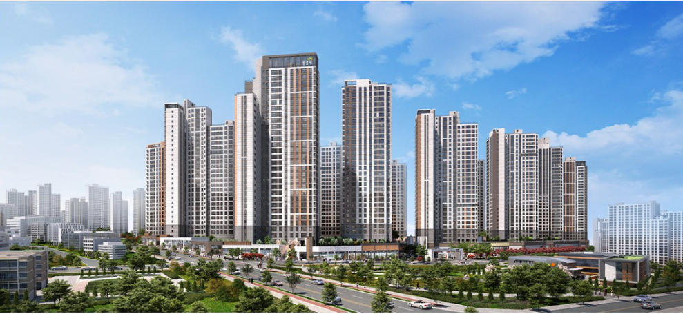 검단신도시 AB18블록 제일풍경채 2차 - 조감도