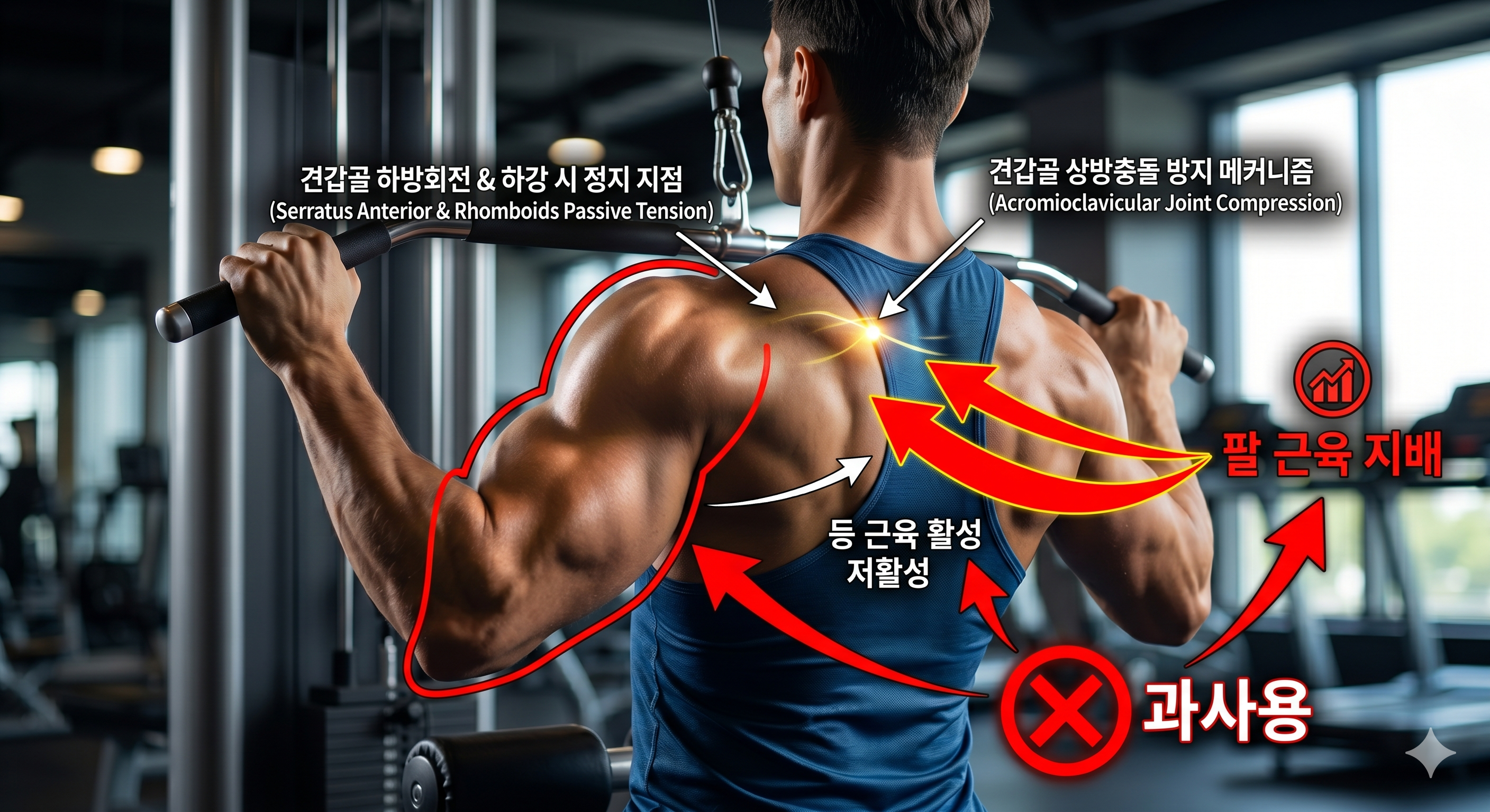 왜 등 운동은 “견갑 운동”이 아니라 “팔 운동”이 되는가