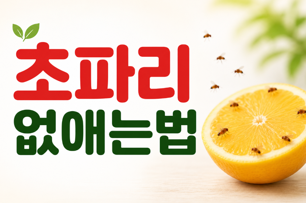 초파리없애는법