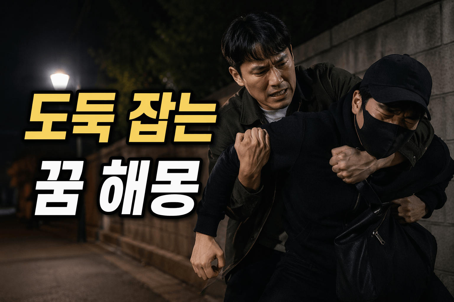 도둑 잡는 꿈 해몽 총정리 – 재물운일까? 심리 의미까지 쉽게 설명