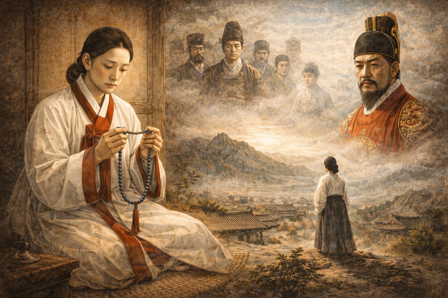 Queen Jeongsun and King Seonjo