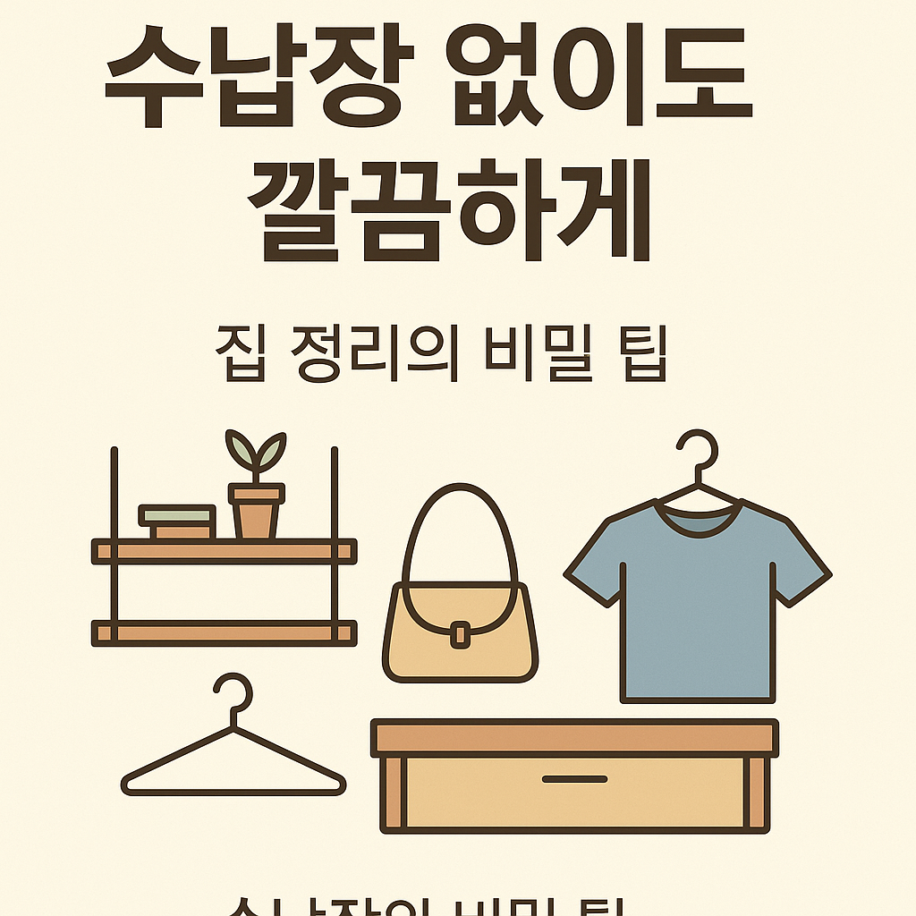 집 정리의 비밀 팁