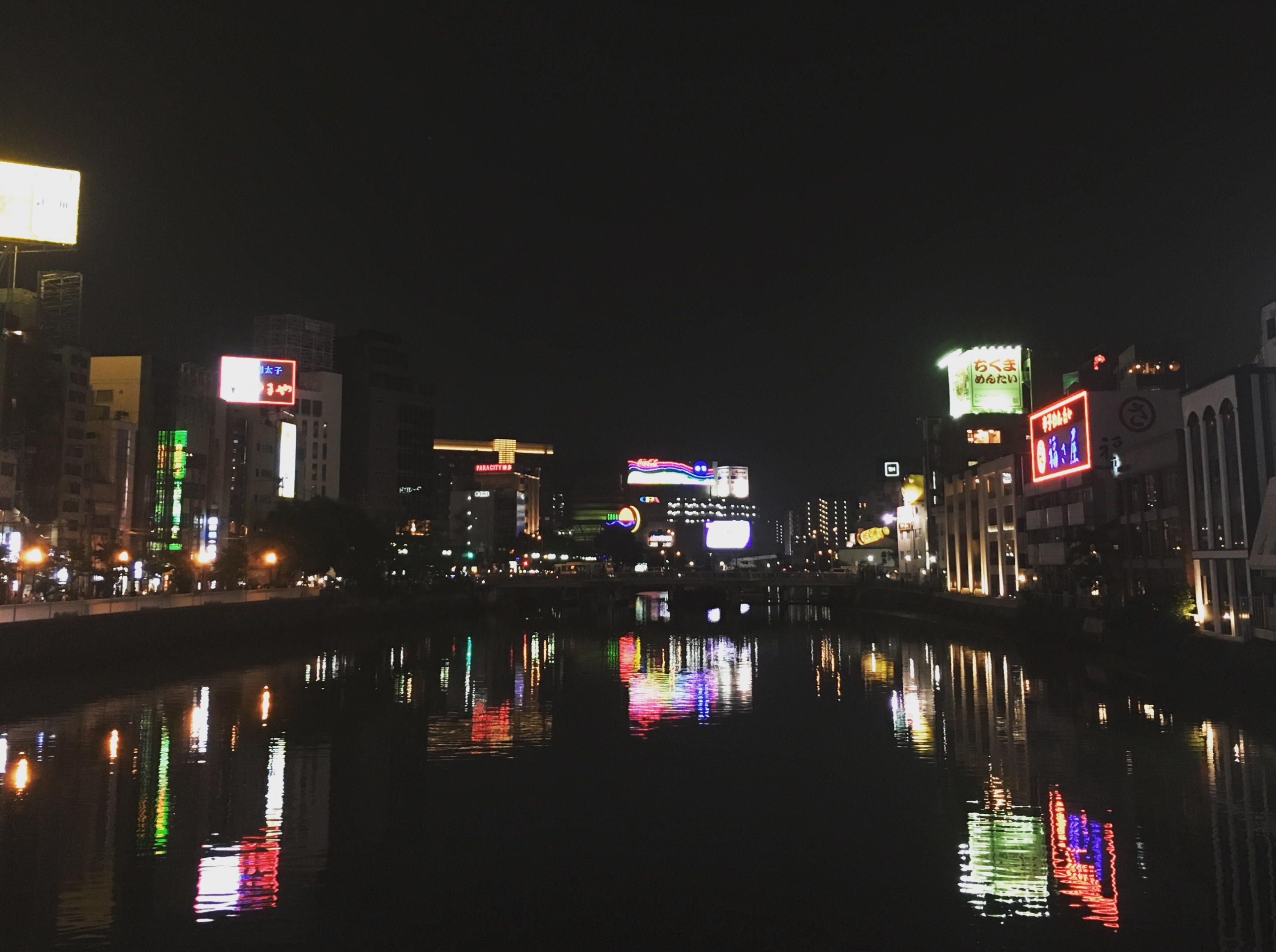 후쿠오카 나카스 강변