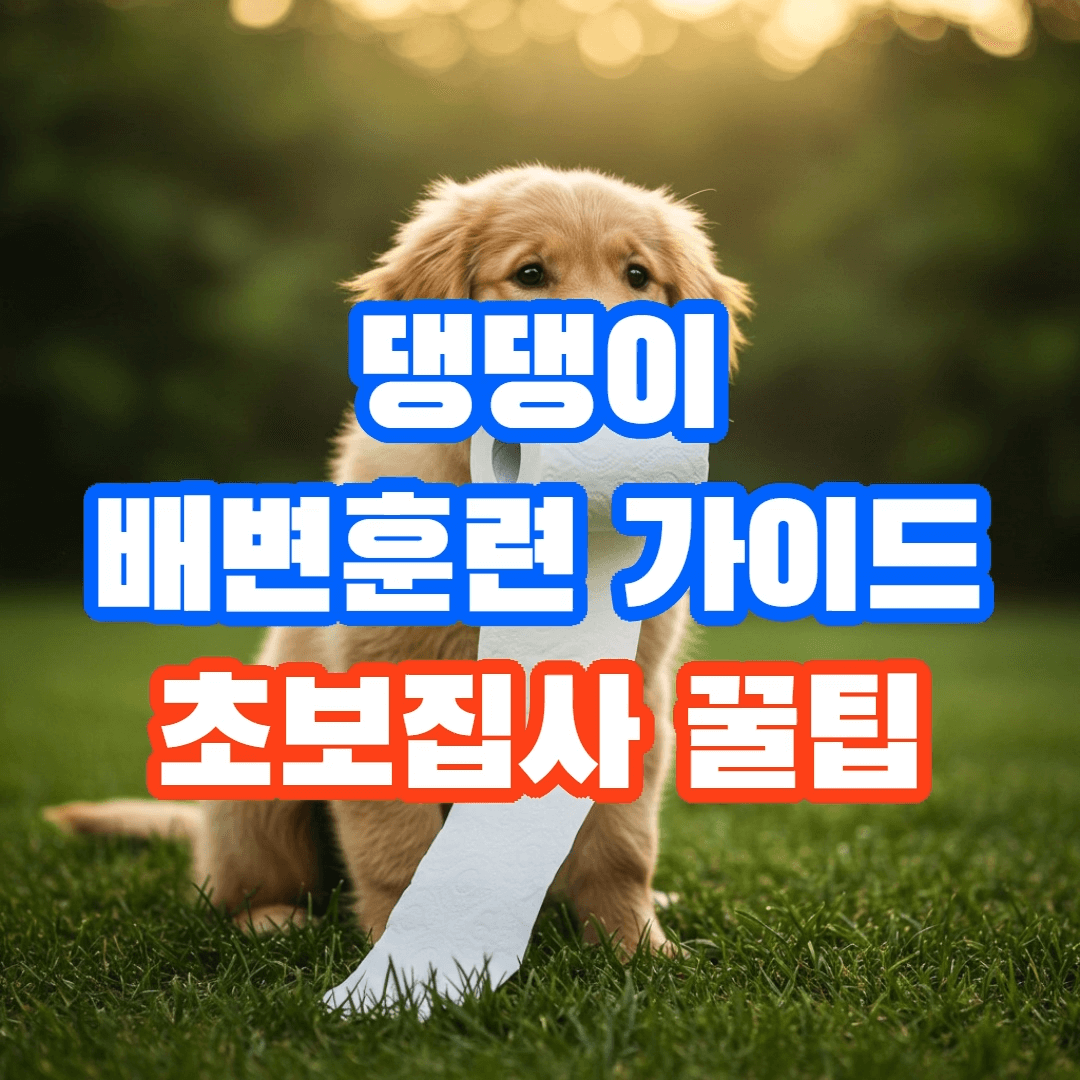 반려견 배변 훈련 완벽 가이드! 초보자도 성공할수 있는 실전 노하우🎯