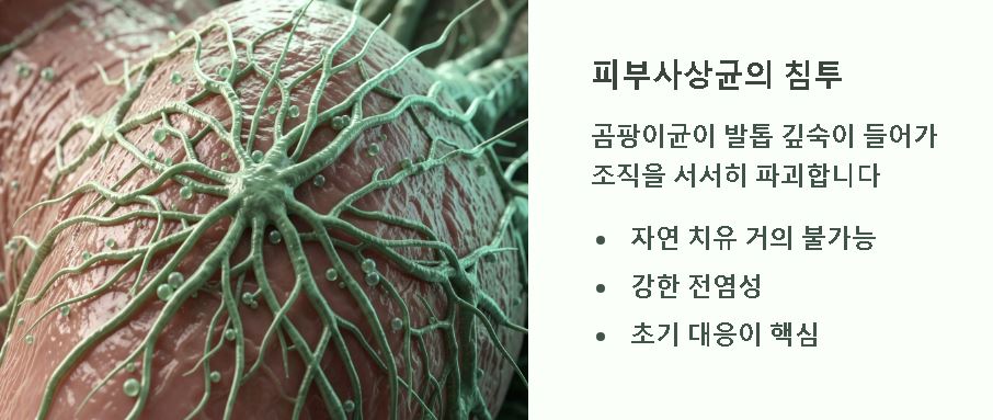 발톱 무좀 증상 초기신호