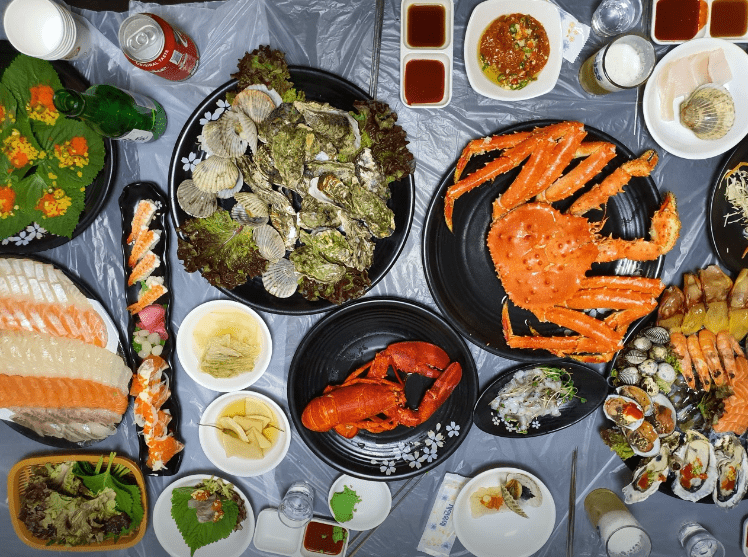 소래포구 맛집 &quot;소래포구 천덕호&quot; 음식