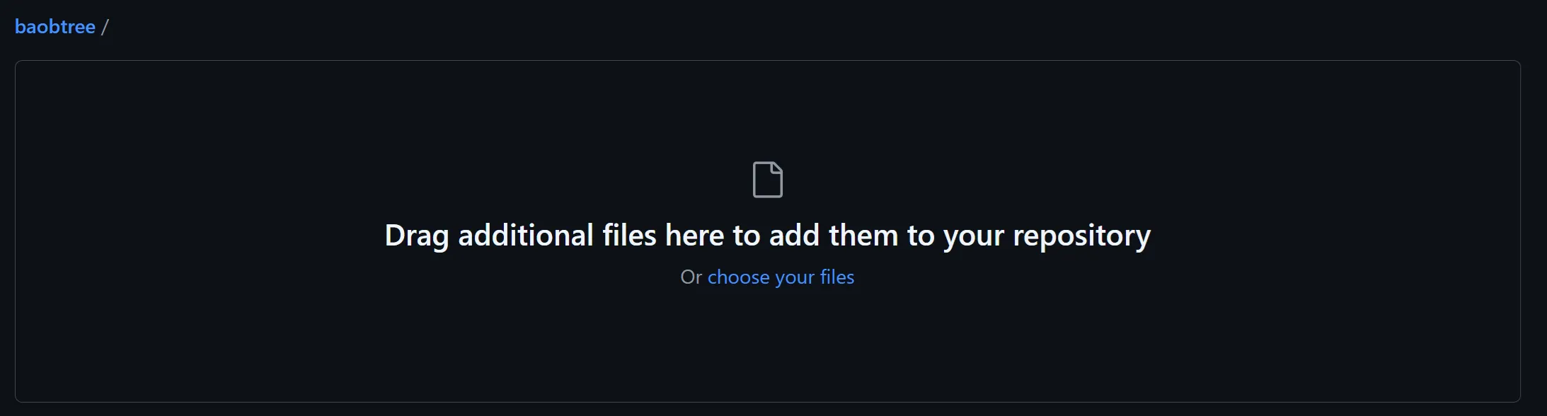 GitHub New repository Add Files