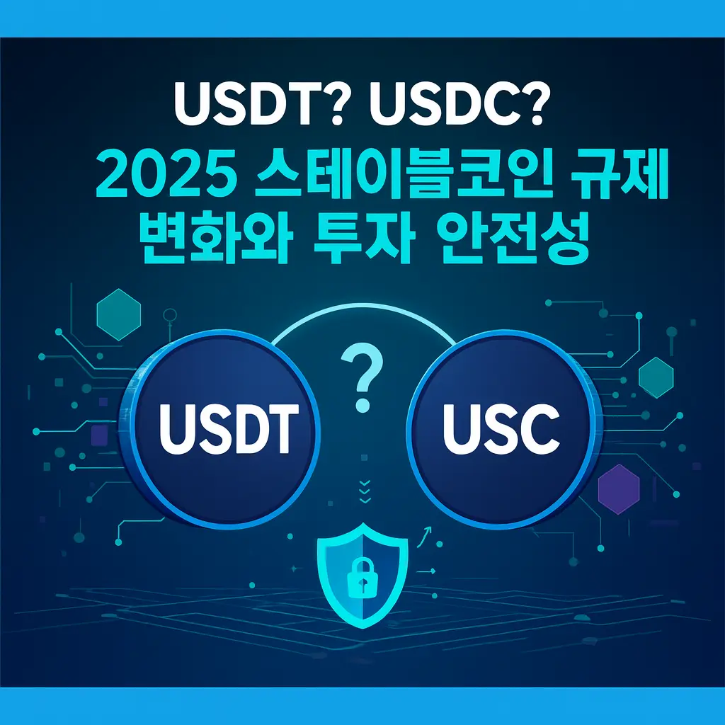 2025년 스테이블코인 규제 법안 관련 가상화폐 안전 심볼