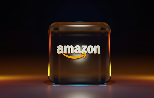 아마존 로고 박스 사진