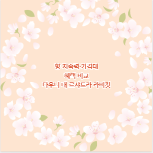 향 지속력&middot;가격대 혜택 비교 다우니 대 르샤트라 라비킷