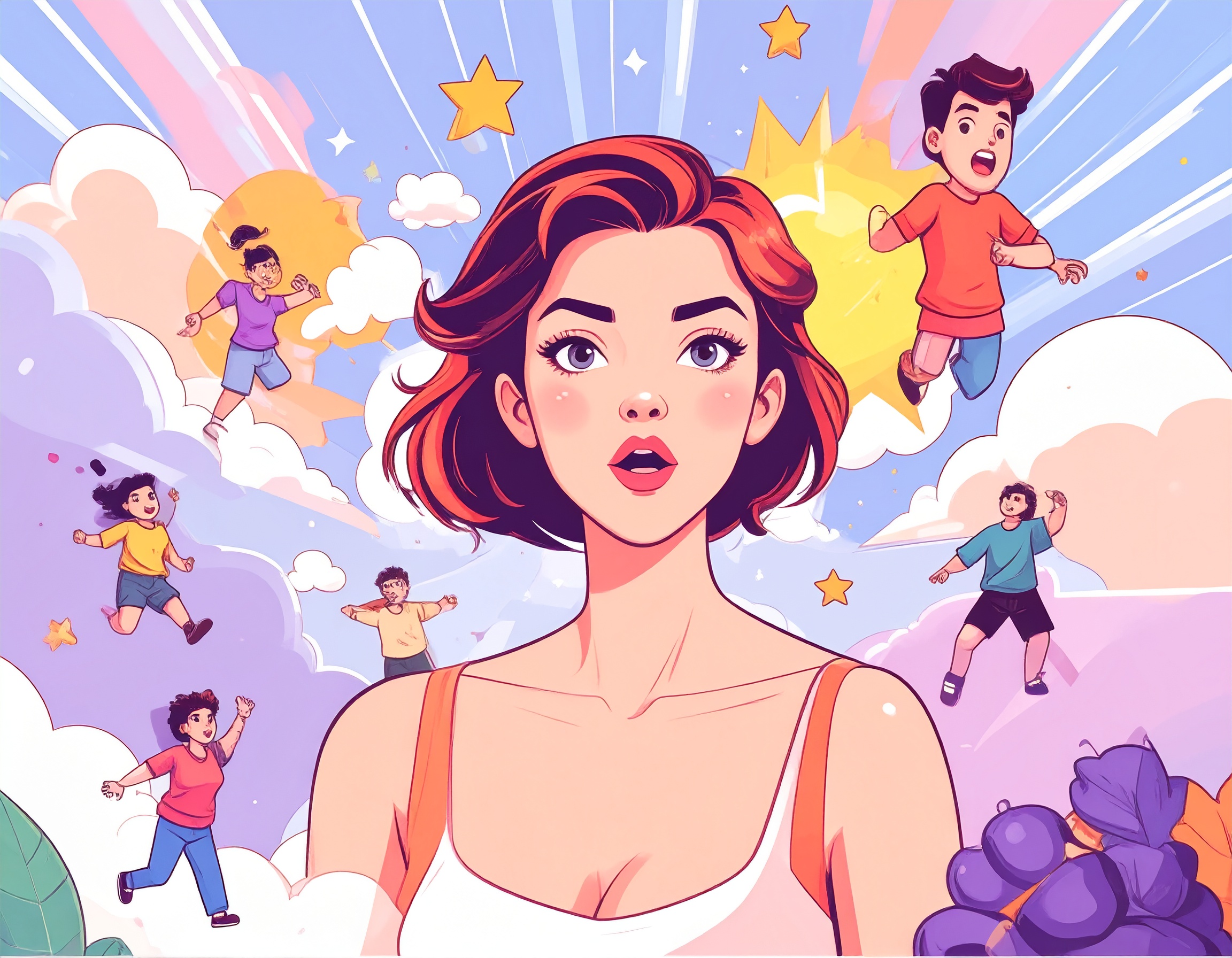 AI와 함께 진화하는 만화 산업(일러스트)