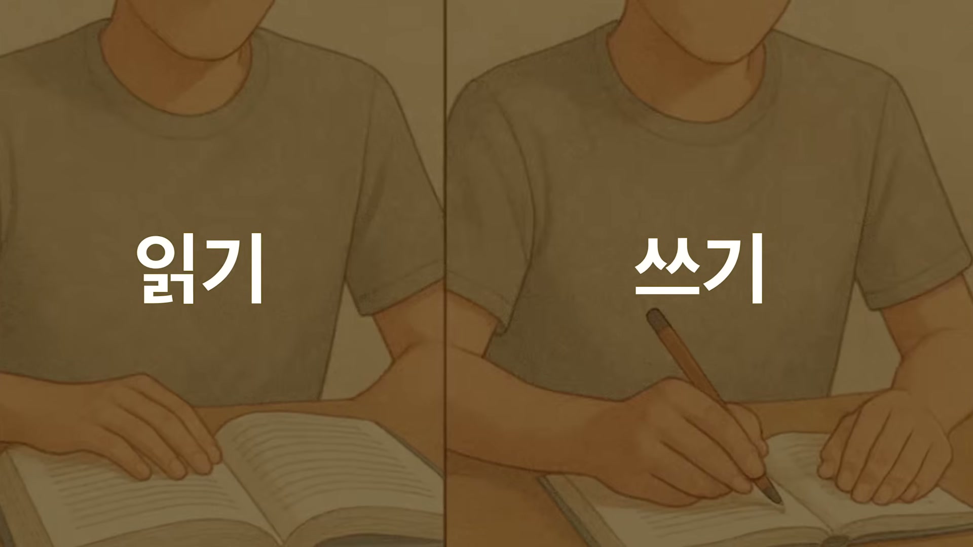 오은 시인의 시 그것이 슬라이드에 적혀 있는 컷.