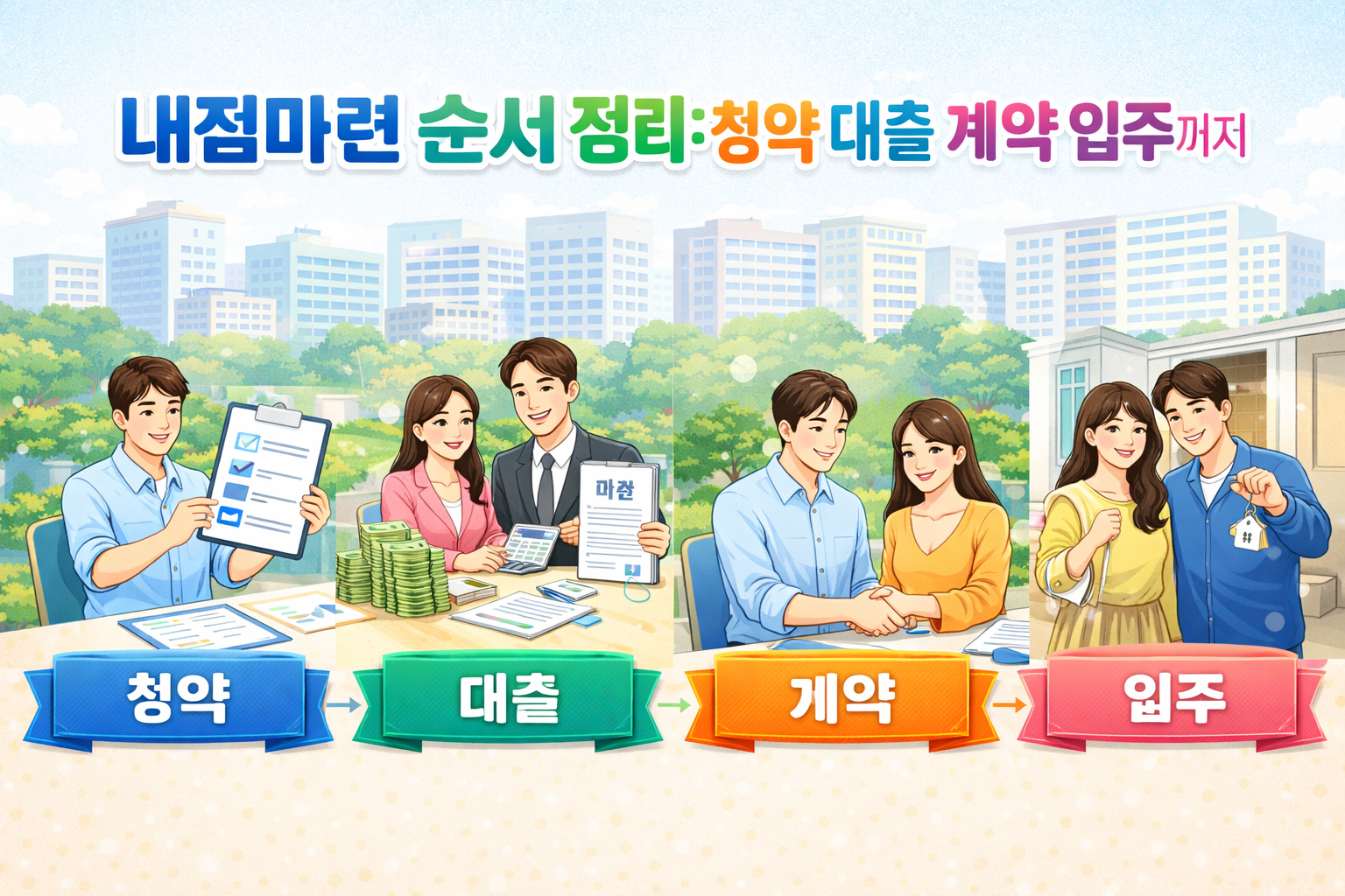 내집마련 순서 정리: 청약 대출 계약 입주까지 한눈에