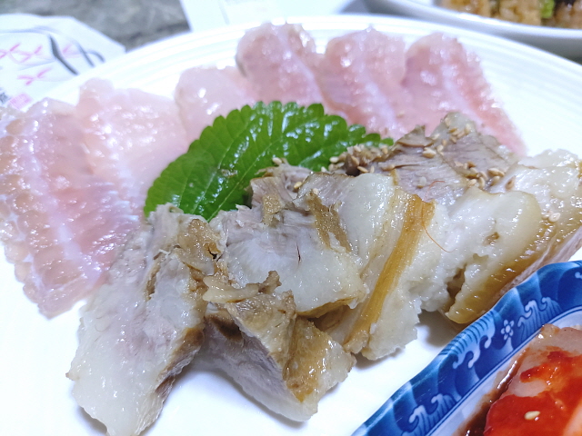 홍어삼합