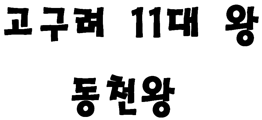 고구려 11대 왕 동천왕