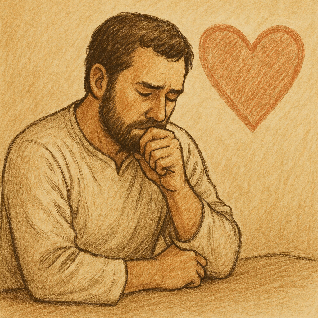 신 13:3 말씀을 보며&amp;#44; 제가 전심으로 하나님을 사랑하는지를 점검하게 하시며&amp;#44; 하룻동안 전심으로 하나님을 사랑하는 영역에서 제 속마음을 스스로 보는 시간을 갖는 모습입니다.