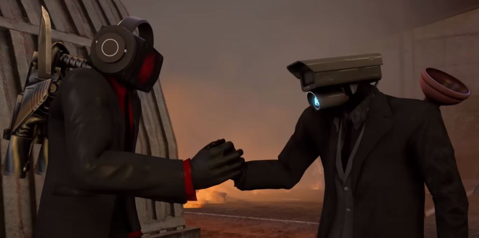 스피커맨과 카메라맨