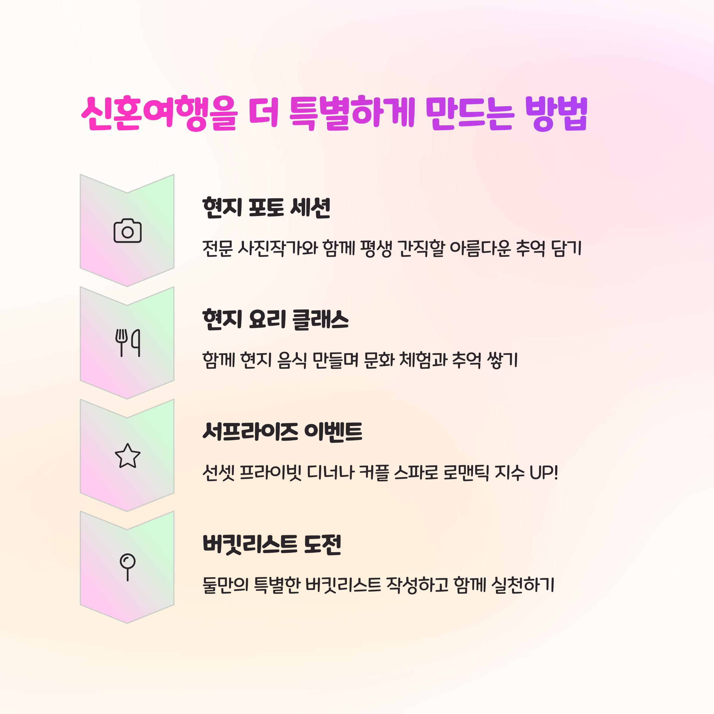 💞 신혼여행을 더욱 특별하게 만드는 팁