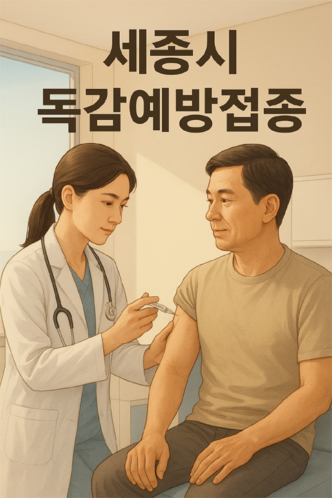 세종시 독감예방접종 이미지