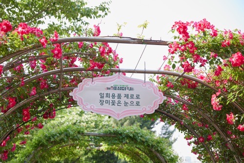 중랑 서울 장미축제 포토존