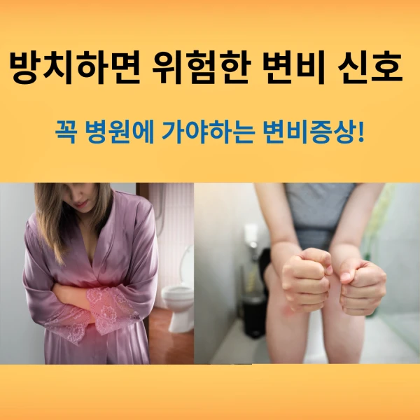 방치하면 위험한 변비 증상에 대해 알아보려고 합니다.