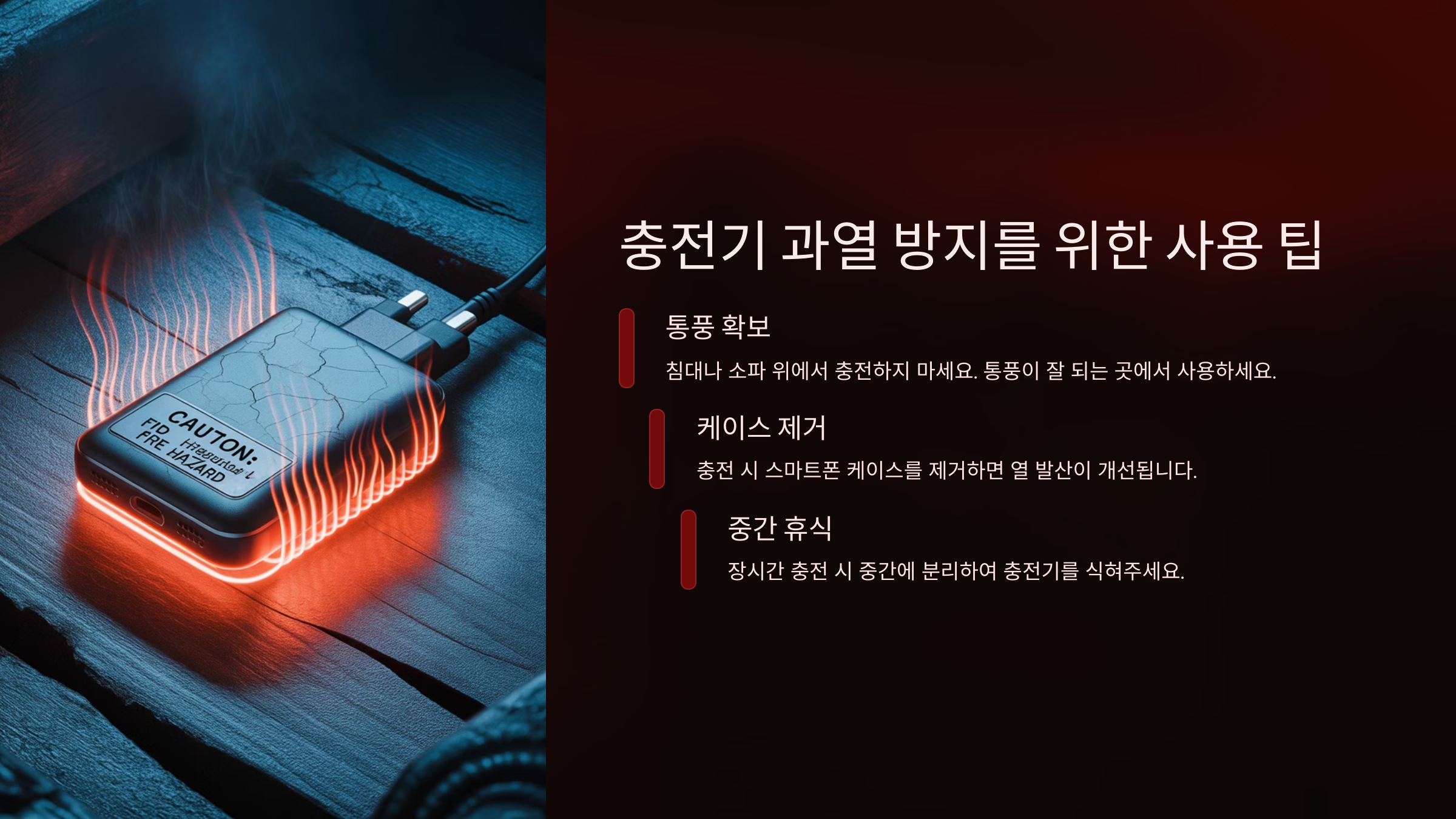 누전은 전기 화재의 직접적인 원인이 될 수 있어요.