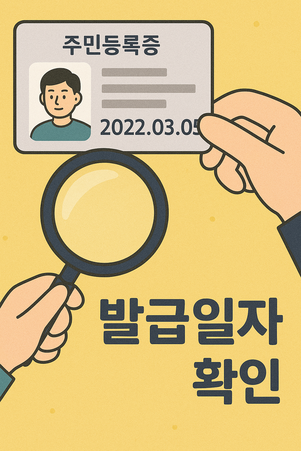 주민등록증 관련사진