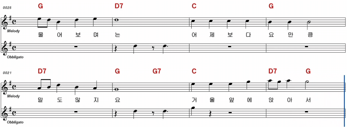 신미래(조애희) 내 이름은 소녀 악보