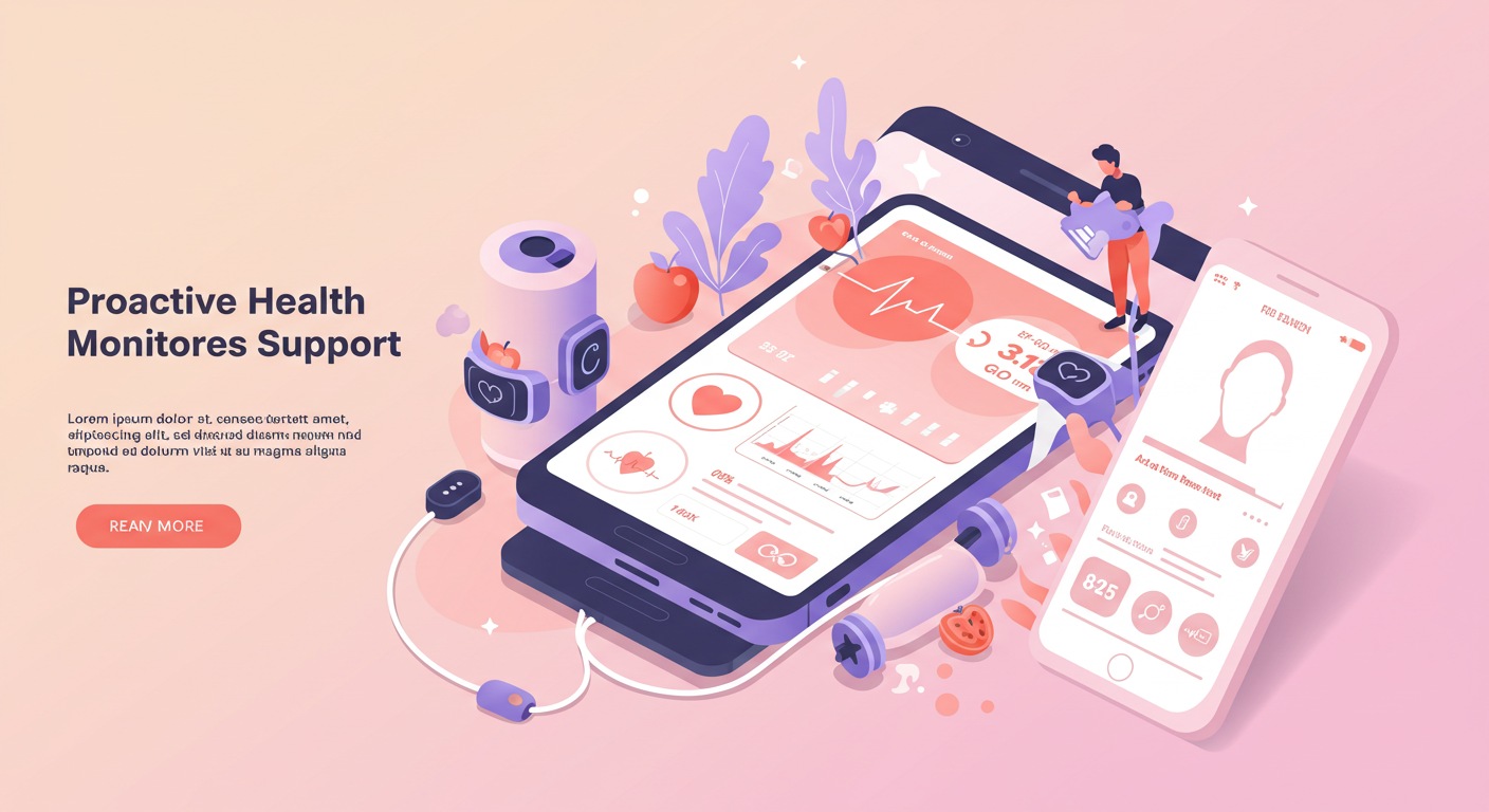 선제적 건강 모니터링과 웰니스 지원 이미지