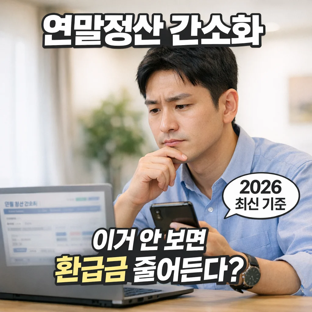 연말정산 간소화 서비스 오픈일, 2026년 가이드 총정리