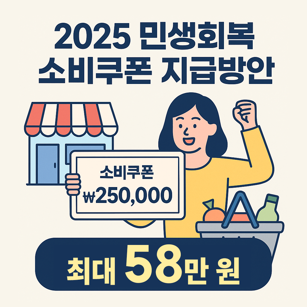 민생회복 소비쿠폰 지급방안