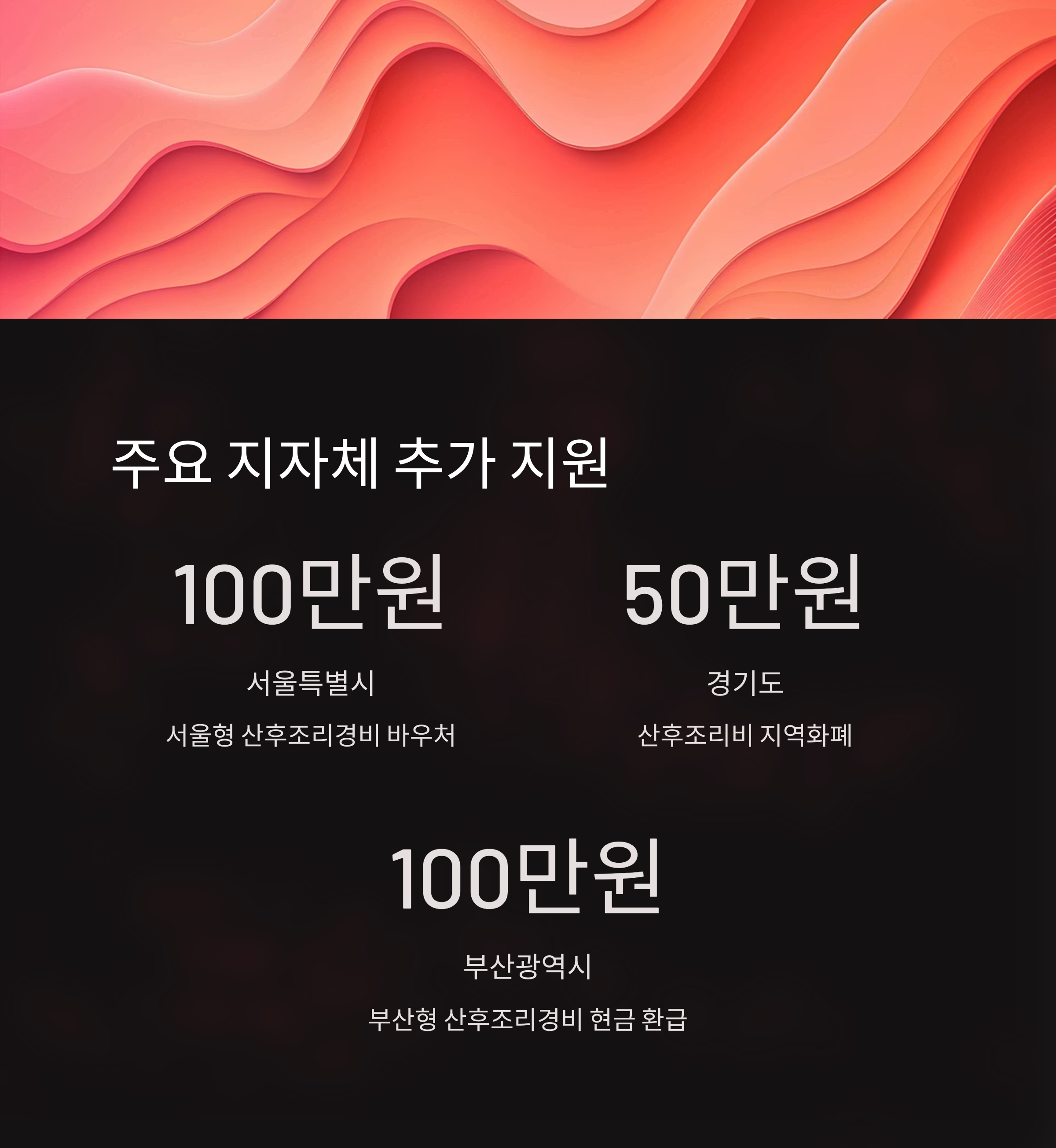 2025년 산후도우미 정부지원금