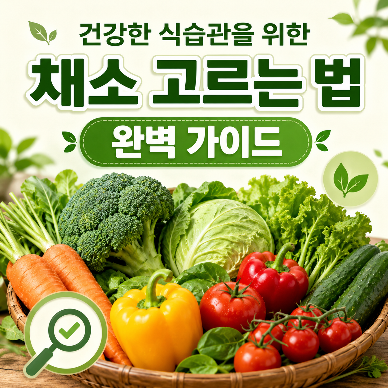 건강한 식습관을 위한 채소 고르는 법