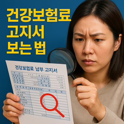 건강보험료 고지서 보는 꿀팁 총정리 💡