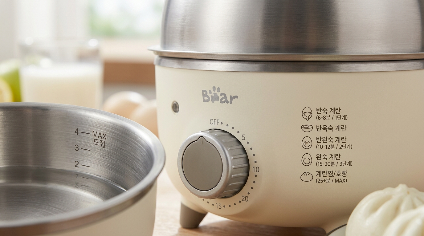 에그쿠커 다용도 활용 만두 고구마 찜