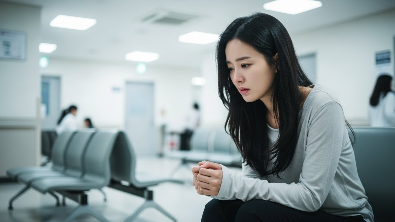 갑자기 어지럽고 식은땀 배아픔