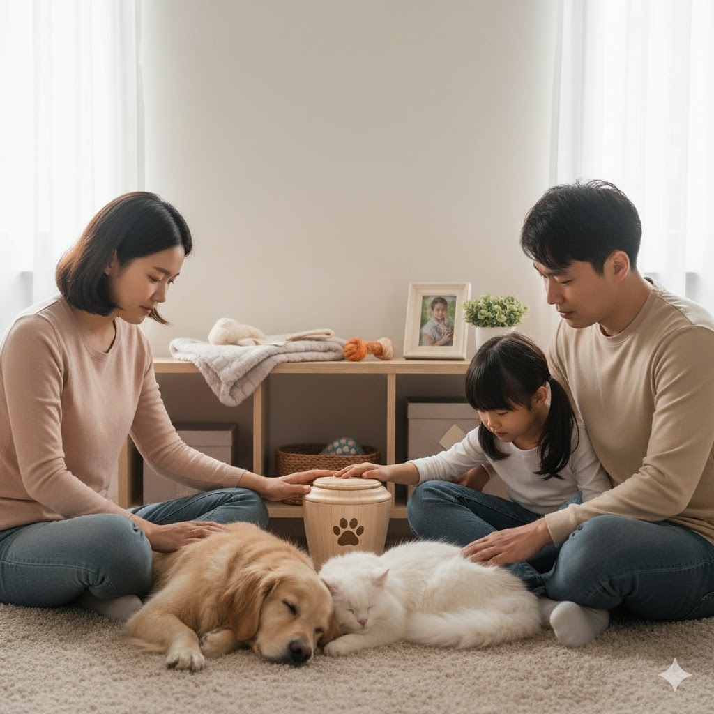 반려동물도 가족입니다: 장례 준비의 시작