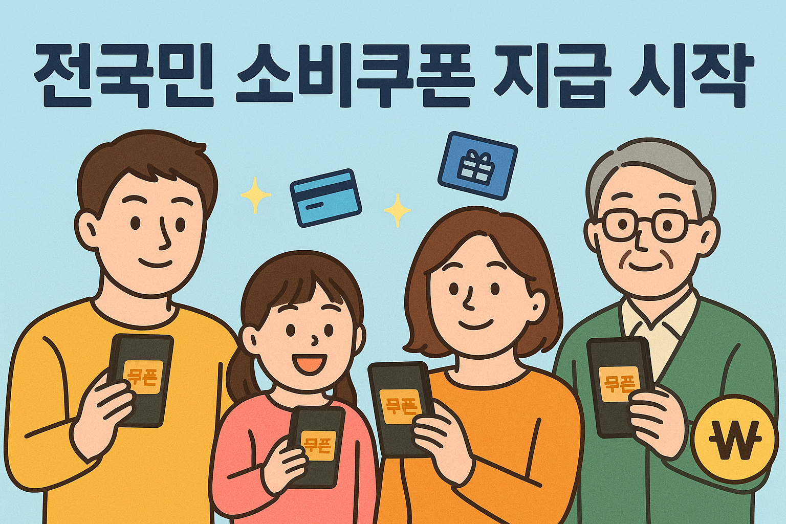 전국민 소비쿠폰 지급시기