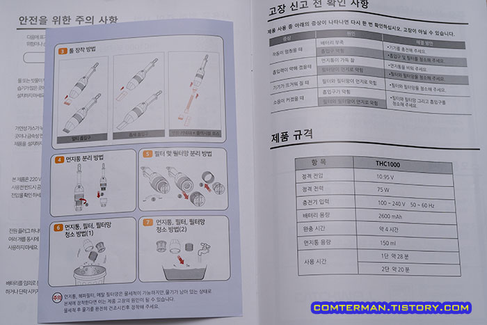 캐치웰 THC-1000 설명서