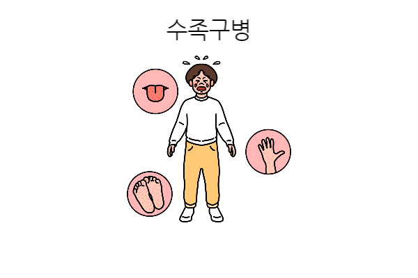 혀-손바닥-발바닥에-물집이-생겨-울고있는-남자-어린이사진