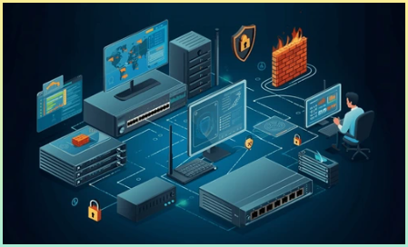 여러 장비가 어떻게 연결되고 실행되는지 구조적으로 보여주는 이미지