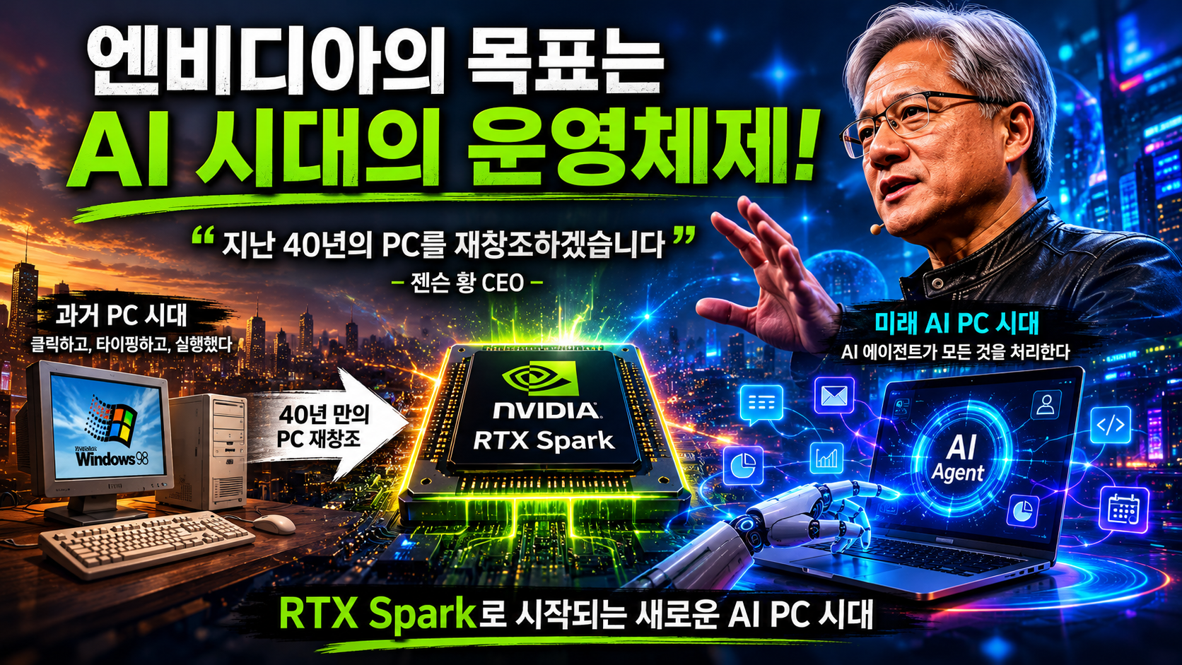 Future AI computing powered by NVIDIA RTX Spark and AI agents