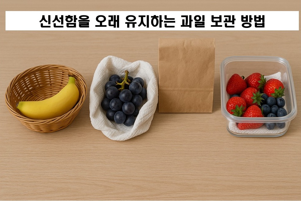 신선함을 오래 유지하는 과일 보관 방법 총정리