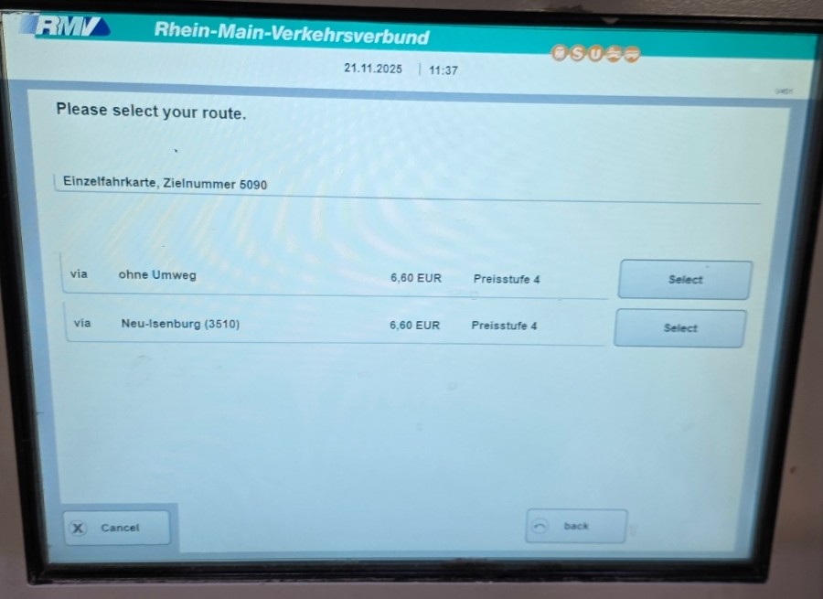 프랑크푸르트 중앙역에서 메세 박람회장 및 공항 가는 법 (S-Bahn 티켓 구매/탑승)