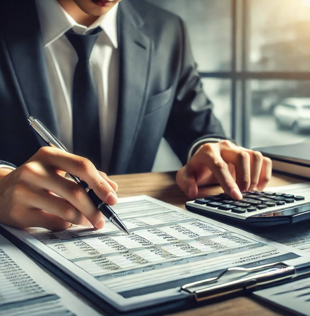 세무서류를 분석하는 전문가