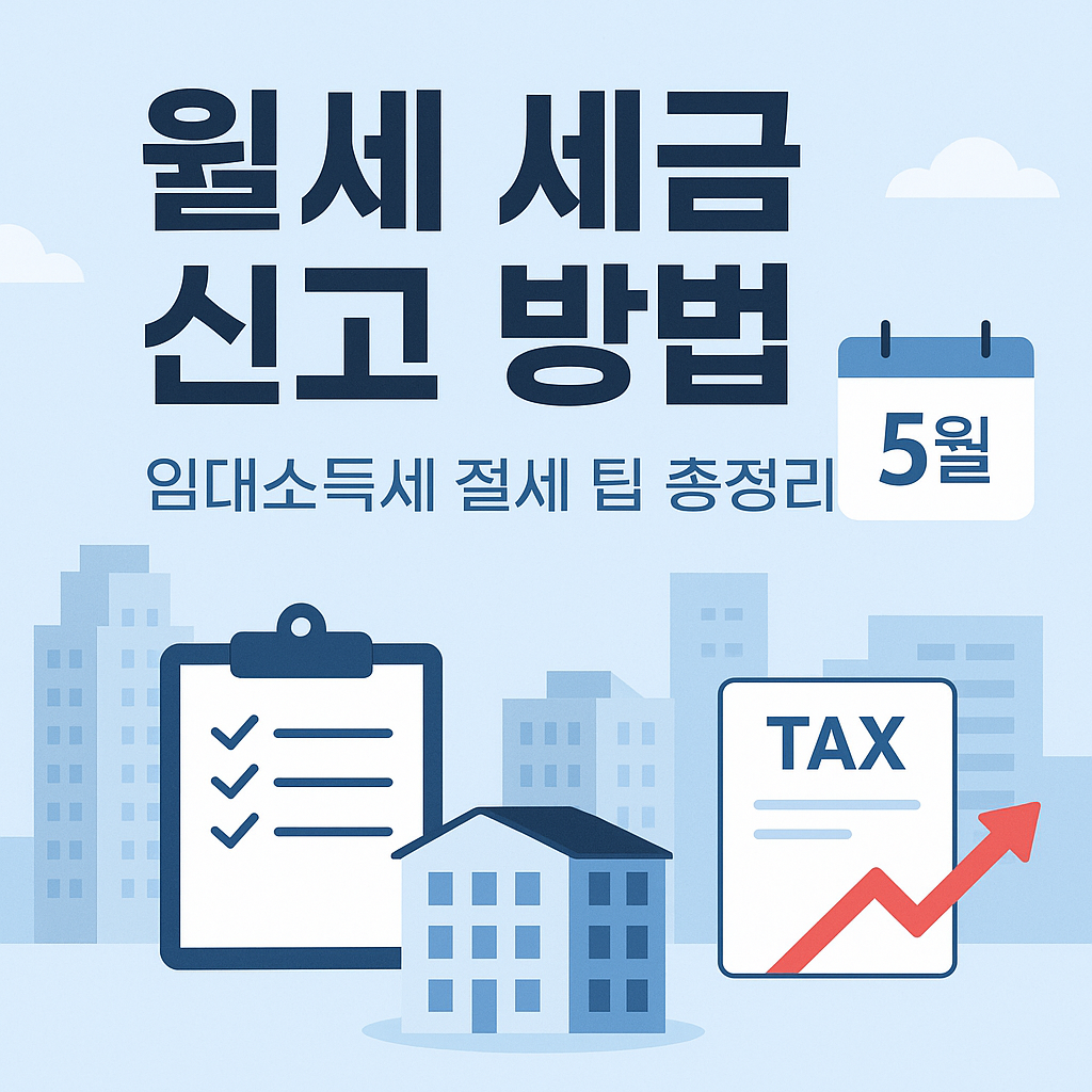 월세세금 신고 방법, 임대소득세 신고 절차와 절세 팁!
