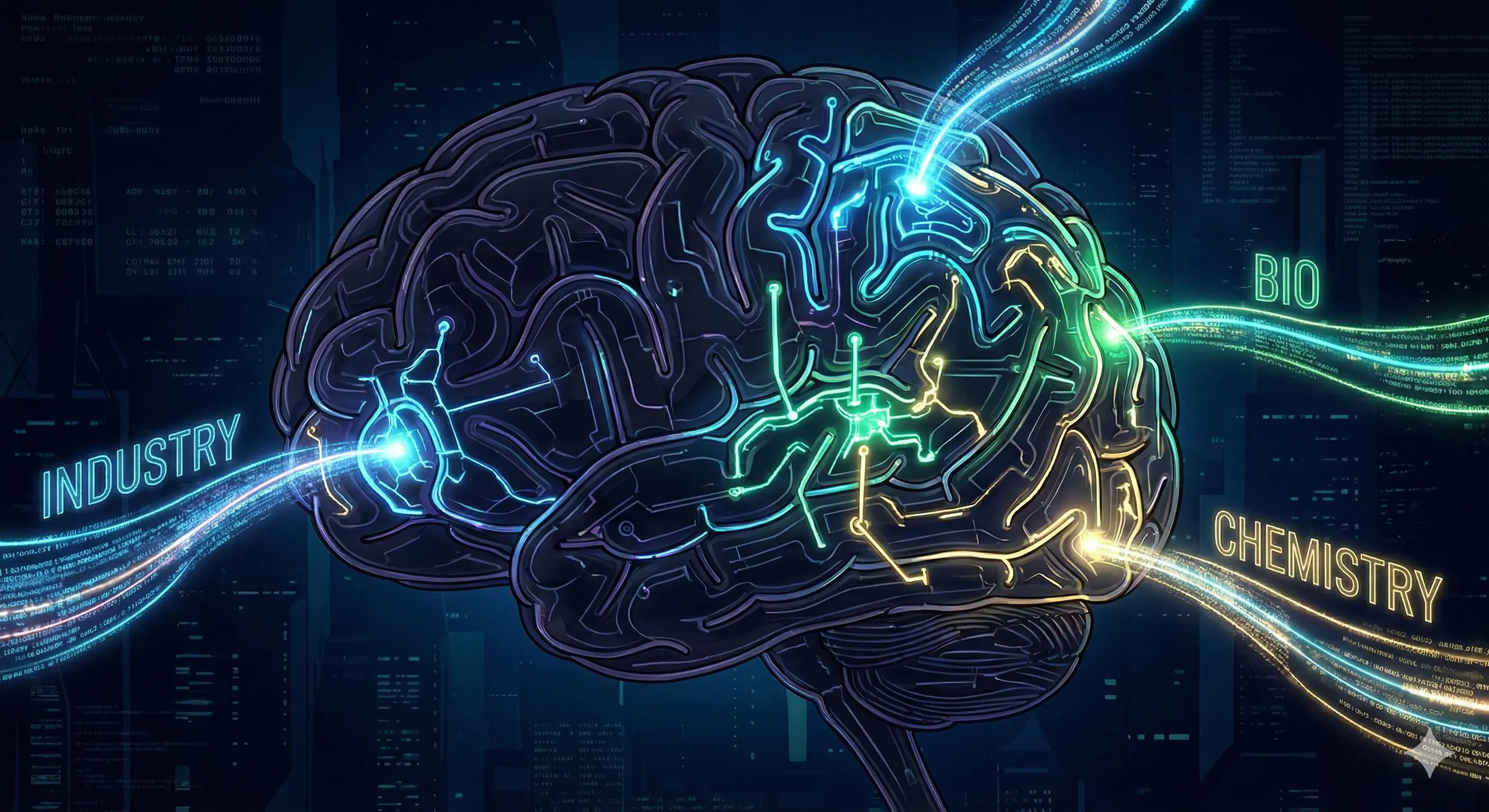 뇌의 일부만 활성화하여 효율적으로 작동하는 MoE AI 아키텍처 구조도