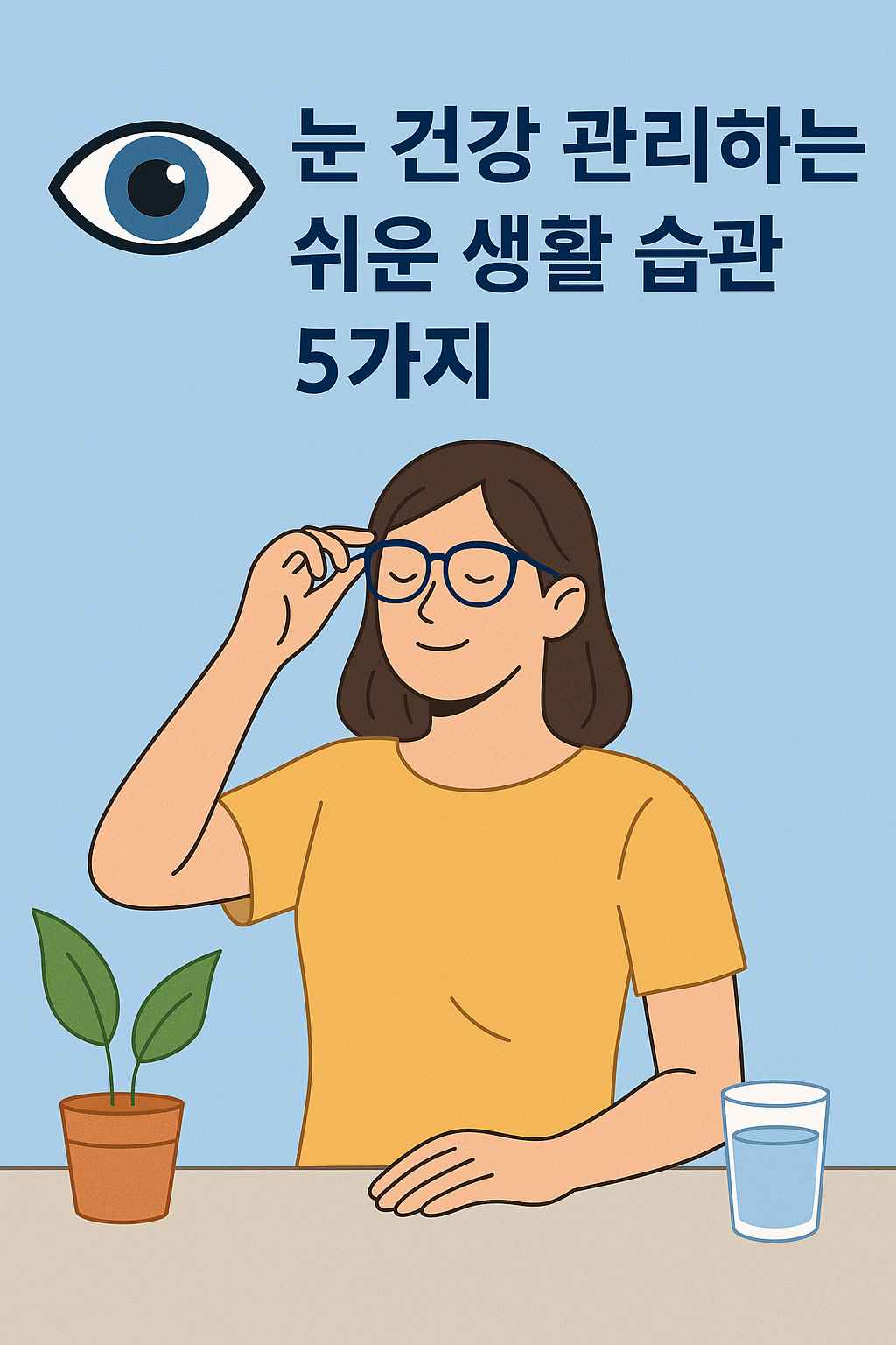 눈 건강 관리하는 쉬운 생활 습관 5가지